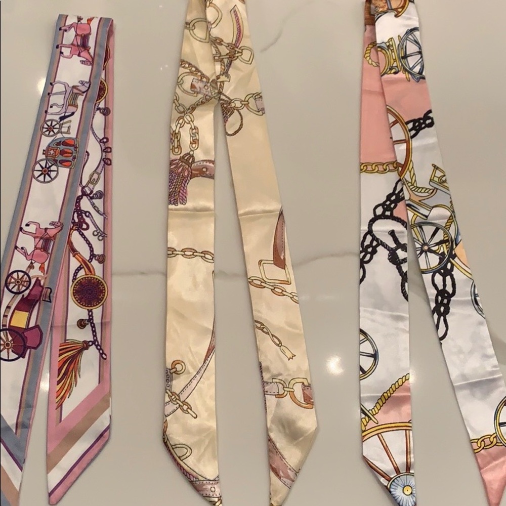 DO NOT OFFER Set of 3 Twilly Scarves NWOT Bundle